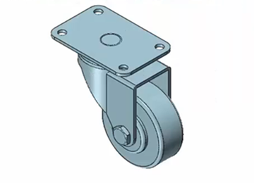 实例教程67：万向脚轮建模设计