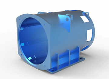 实例教程66：电机机座建模设计