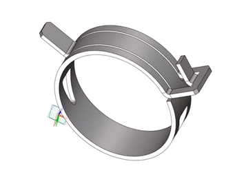 实例教程86：金属卡扣参数化设计