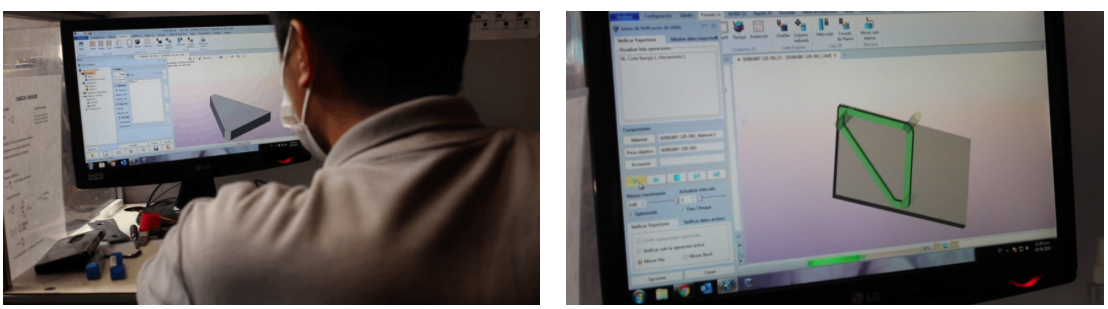 编程人员正在使用1929cc威尼斯3D生成刀具路径