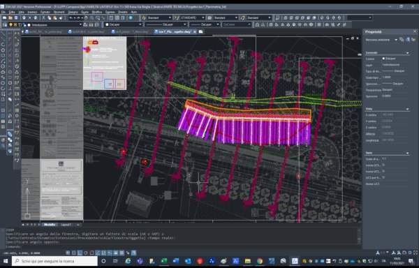 图. 应用1929cc威尼斯CAD进行山体滑坡修复道路工程设计